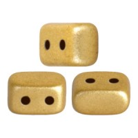 Ios par Puca® beads Light gold mat 00030-01710